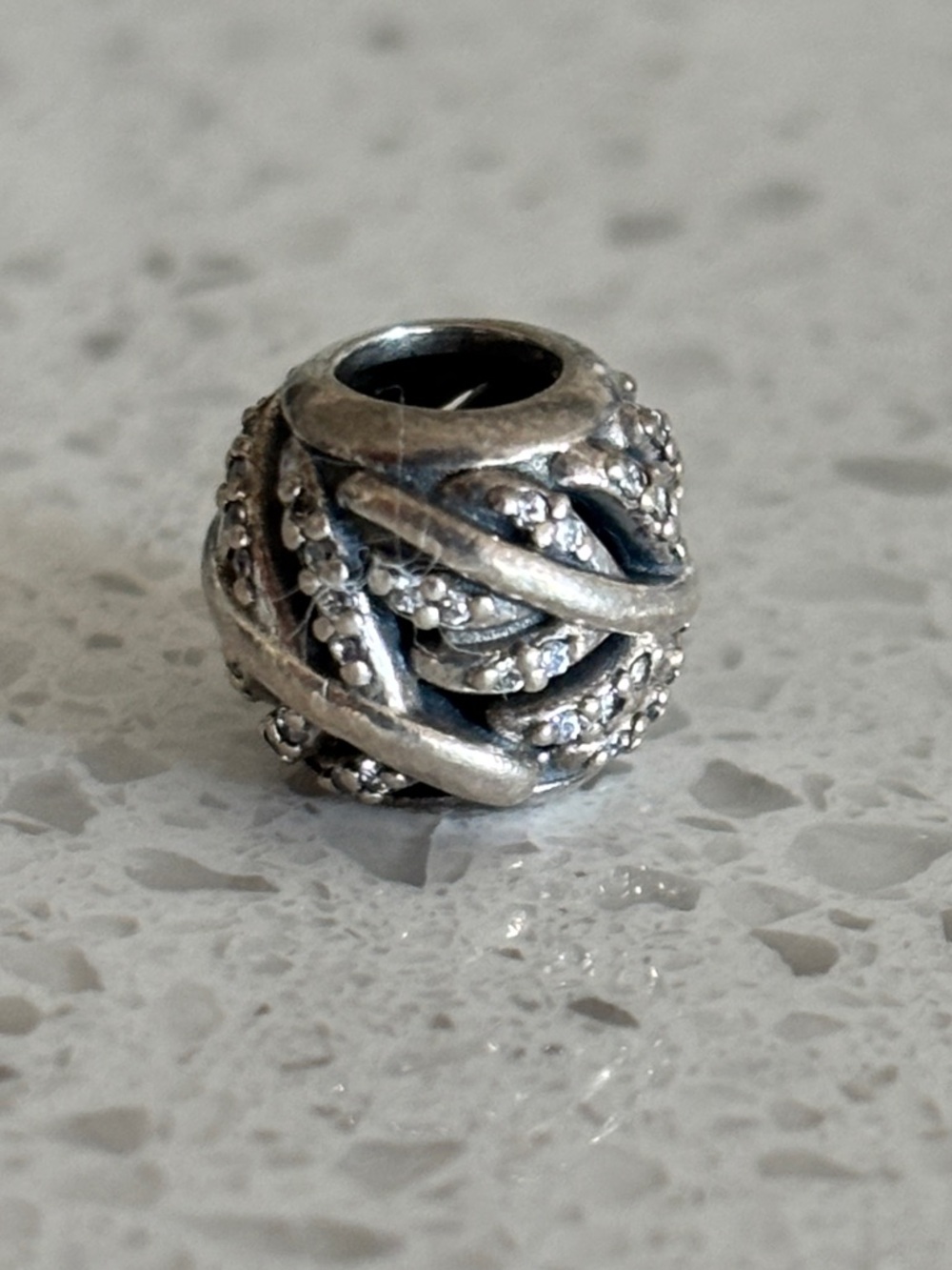 Pandora Silver Light As A Feather Charm
